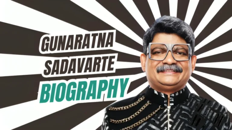 Advocate Gunaratna Sadavarte Biography