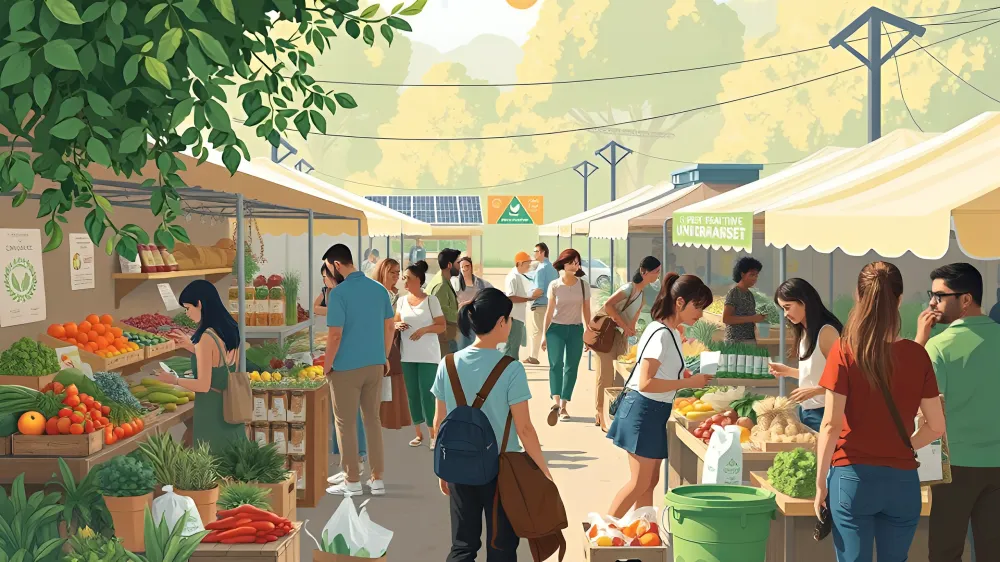 Meinmarktwarendorf: Local Market Experience and Community Feel