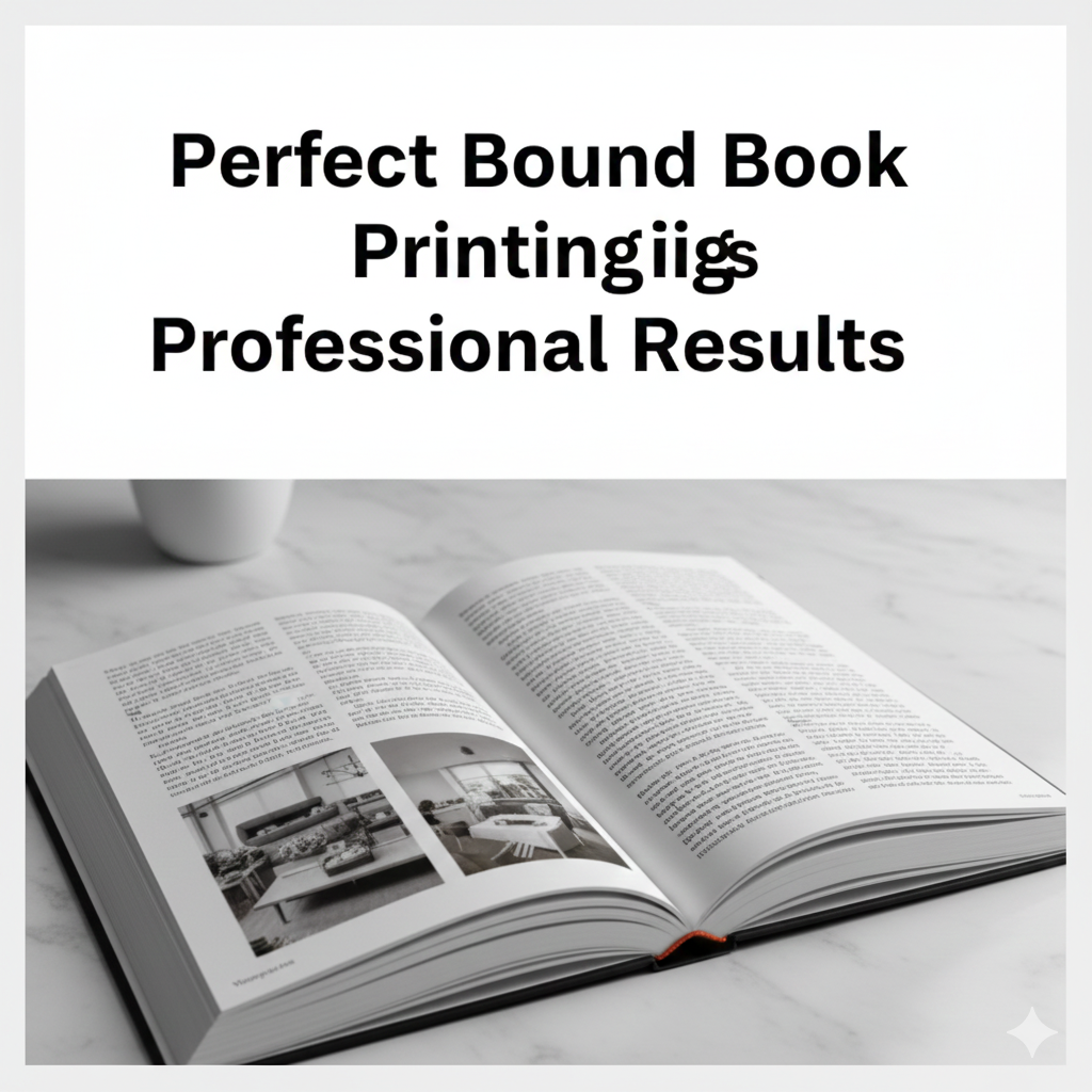 Perfect Bound Book Printing Tips for Professional Results